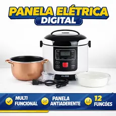 Panela De Arroz Elétrica 2l Caminhão Carro Van Bivolt Branco Branco Preto 12v/24v