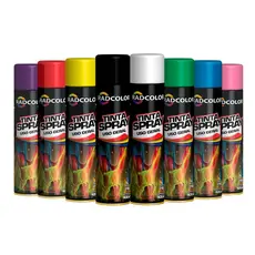 Tinta Spray Radcolor 400ml com Alta Cobertura para Superfícies Metálicas e Plásticas