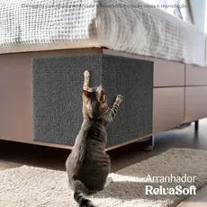 Kit 2 Arranhadores Adesivo Premium: Sofá, Cama e Móveis Para Gato - Protetor Pet Anti Estresse