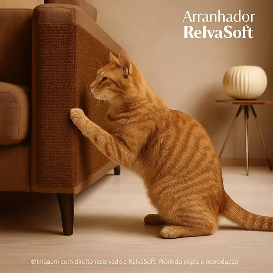 Arranhador Adesivo Premium 200 X 50 CM :  Sofá, Cama e Móveis Para Gato - Protetor Pet