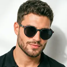Óculos de Sol Bali Redondo Premium Funk Steampunk Retrô Clássico Oldstyle uv400 Feminino Masculino