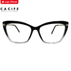 Armação de Óculos de Grau Gatinho Metal Premium Clássico Aniston Retrô uv400 Feminino