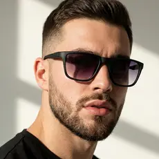 Óculos de Sol Roma Retangular Premium Estilo Esportivo uv400 Unissex - Cacife Brand