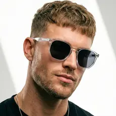 Óculos de Sol Cristal Transparente Premium Mais Vendido Tendencia Verão uv400 Masculino Feminino