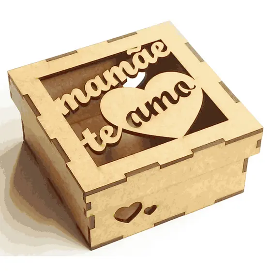 Caixa dia das mães - mamãe te amo