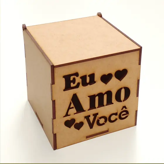 Porta canecas de MDF - Escritas Vazadas