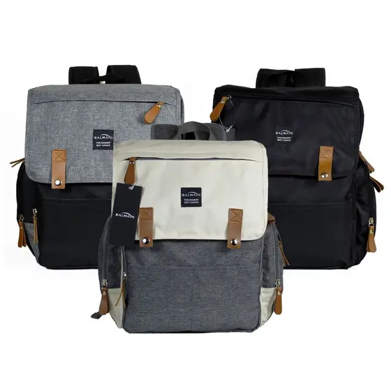 Mochila Bolsa Maternidade Estilo Land Luxury Menina Menino Bolsa Térmica Multifuncional Impermeável
