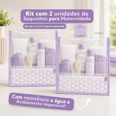Kit com 2 unidades de Saquinhos Para Maternidade ou Um Acessório (Roupinha, Fraldas, entre outros.)
