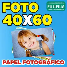 Impressão / Revelação 40x60 Cm Papel Fotográfico Fujifilm