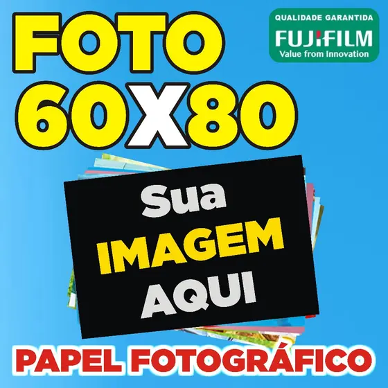 Foto e Imagem para Quadro Decorativo 60x80cm Papel Fotográfico Fujifilm