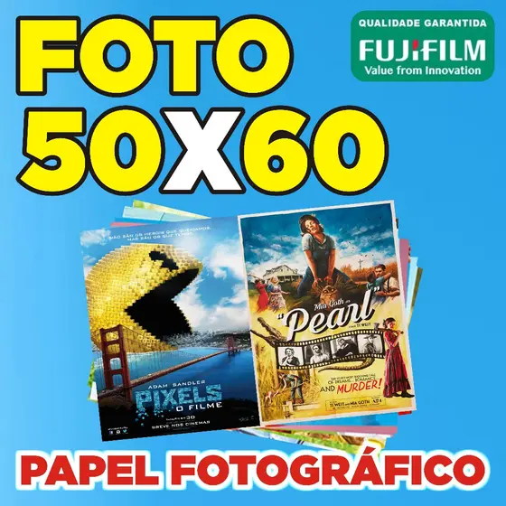 Foto e Imagem para Quadro Decorativo 50x60 Cm Papel Fotográfico Fujifilm