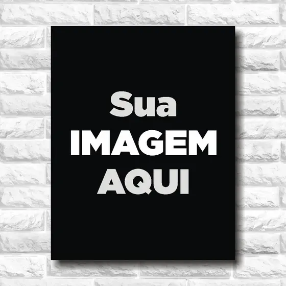 Quadro Personalizado A3 - 42x29,7cm - Suas Artes Papel Fotográfico
