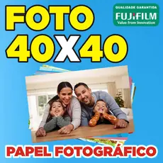 Foto e Imagem para Quadro Decorativo 40x40 Cm Papel Fotográfico Fujifilm