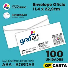 Envelopes Carta Ofício Personalizados com sua Logomarca