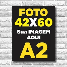 Impressão Pôster Cartaz A2 - 60x42cm - Suas Artes Papel Fotográfico Fotos e Imagens para Quadros