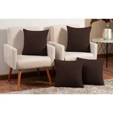 Kit 4 Almofadas Decorativas 45cm x 45cm Mateladas Para Sofá Quarto Sala
