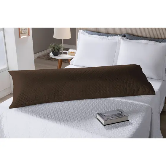FRONHA PARA TRAVESSEIRO DE CORPO TODA MATELADA 90 CENTIMETROS ZIPER