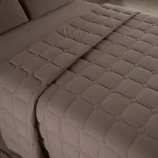 Cobre leito de Malha Penteada Solteiro Macio 100% Algodão Matelado