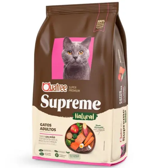 Ração Quatree Supreme Gatos Adultos 10kg