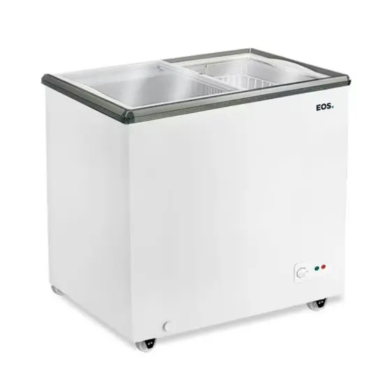 Freezer Expositor Horizontal Eos Eco Gelo 176L Eeh200xx Branco