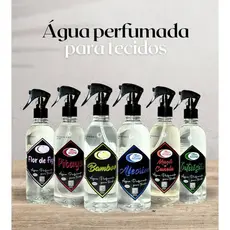 Agua Perfumada para Tecidos 500ml – Aromatize e Renove o Ambiente, Carro, Casa, Banheiro - Água de Cheiro
