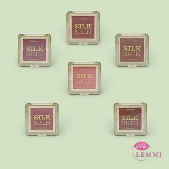 Blush Cintilante em Creme Fresh Face Silk Skin - Ruby Rose