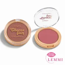 Blush Compacto Alta Pigmentação Facial Choco Fun Fenzza LANÇAMENTO