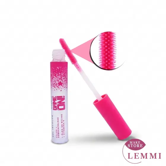 Gel Incolor Cílios e Sobrancelhas Game On Ruby Rose Óleo de Rícino e Vitamina E HB-509