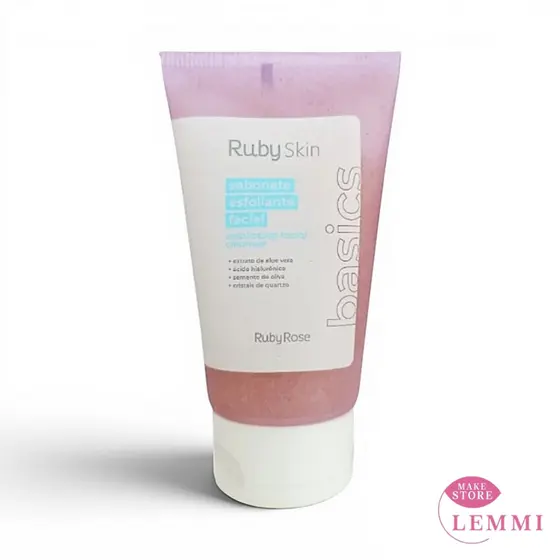 Sabonete Esfoliante Facial Ruby Skin Hbs3400 Ruby Rose 80g