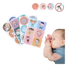 Kit Adesivos Repelente de Insetos e Mosquitos Citronela Infantil e Adulto Desenhos Animados + Kits 36, 72 e 180
