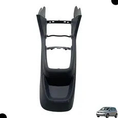 Moldura Porta Copos Central Volkswagen Fox 2009 2010 2011 Cinza-escuro