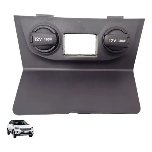 Moldura Central Painel Usb Hyundai Creta 2018 2019 Tomada