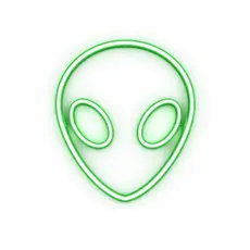 Boneco Et Luminoso Alienigena Neon Caminhao Led Bivolt Verde