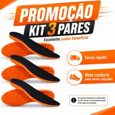 Palmilha Ortopédica em Gel Esporão para Sapatos Botas Coturnos