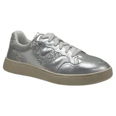 Tênis Couro Feminino Cival Shoes Prata