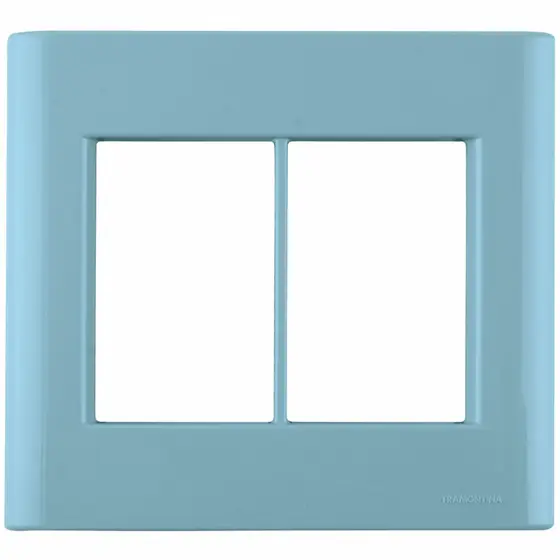 PLACA 6 POSTOS 4X4 GIZ AZUL JEANS TRAMONTINA