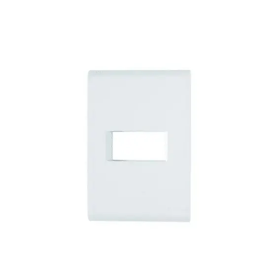 PLACA+SUPORTE 4X2 1 POSTO HORIZONTAL LIZ BRANCA TRAMONTINA