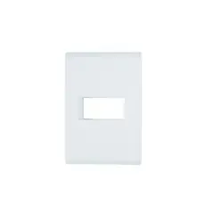 PLACA+SUPORTE 4X2 1 POSTO HORIZONTAL LIZ BRANCA TRAMONTINA