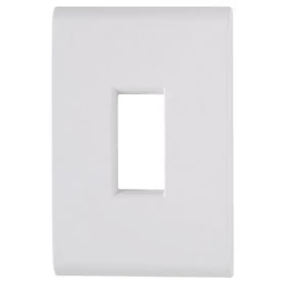 PLACA+SUPORTE 4X2 1 POSTO VERTICAL LIZ BRANCA TRAMONTINA