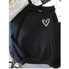 Moletom Feminino Adulto Estampado Algodão Confortável Versátil