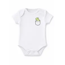 Body para Bebês Estampado Dinossauro CUTE Tecido 100% Algodão UNISSEX