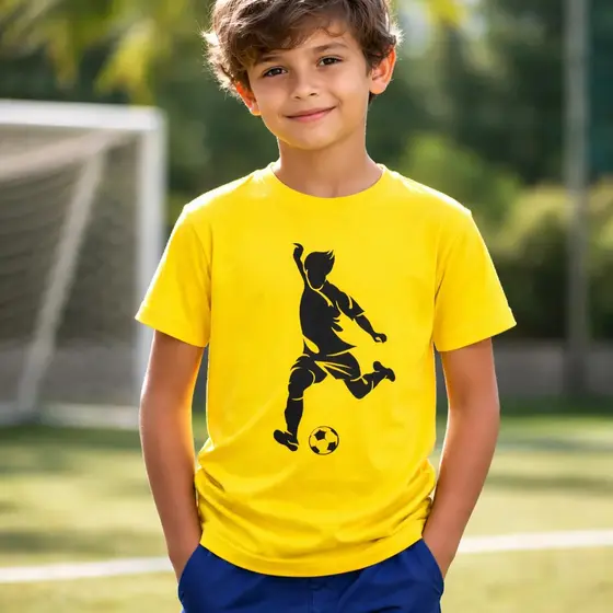Camisa Camiseta Futebol Para Amantes de Esporte Infantil e Adulto