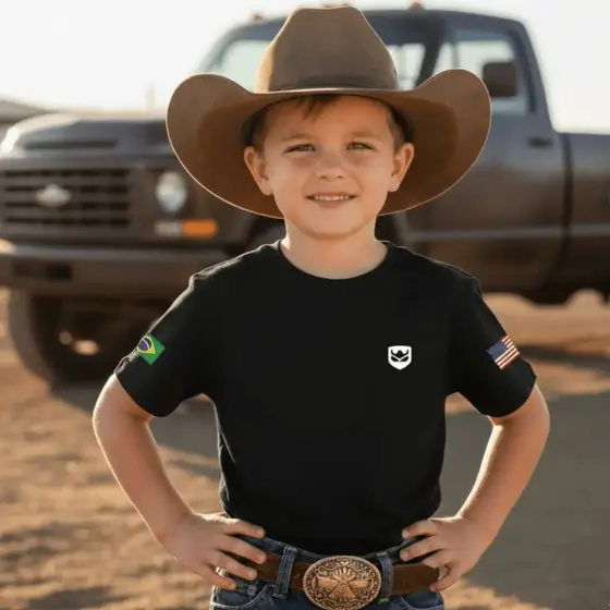 Camiseta Infantil Country Agro Rincon Procedimento Ram