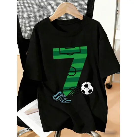 Camiseta de Futebol Infantil e Adulto Super Confortável 100% Algodão