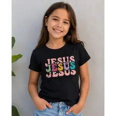 Camiseta Infantil Moda Evangélica Feminina Camisa Algodão Tecido Macio Confortável ENVIO IMEDIATO