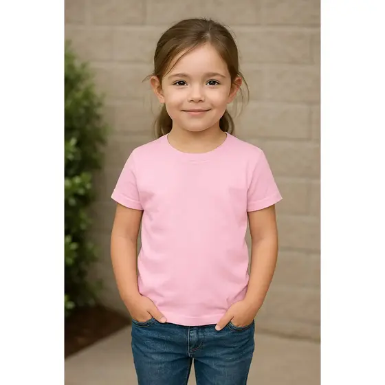 Camiseta Básica Infantil Lisa Várias Cores Menino Menina