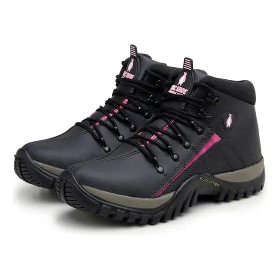Bota Coturno Adventure Feminino Trilha Passeio Conforto