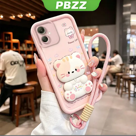 Capinha samsung a06 a04 a04s a04e a05s a05 a07 A17 a16 5g normal capa feminina anti impacto cordinha JTDTMZJ8
