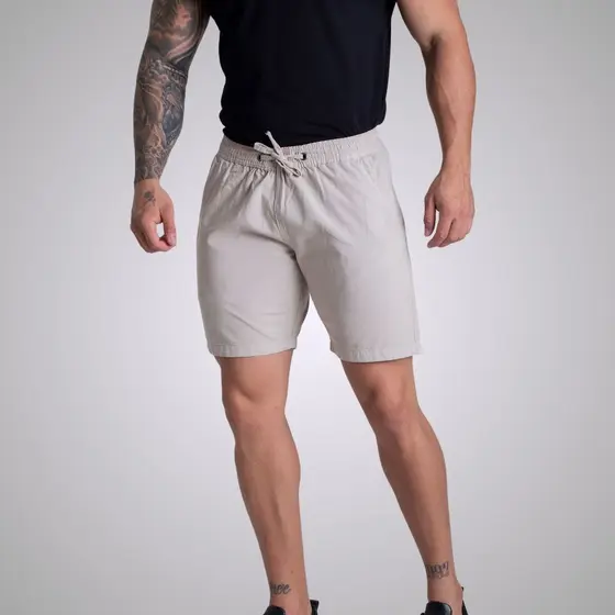 Short Sarja Mauricinho Casual Básico Masculino Brim Colorido