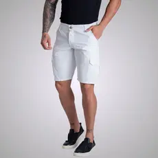 Bermuda Cargo Sarja Brim Com 6 Bolsos Masculina